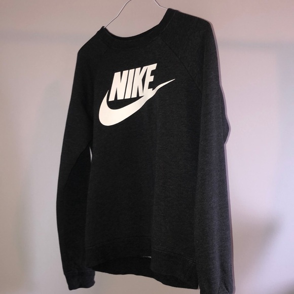 charcoal nike crew neck - Picture 2 of 3